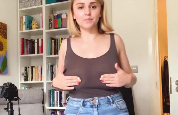 I’ve got big boobs and tried not wearing a bra for a week – it’s really hard, dangling breasts are a hazard