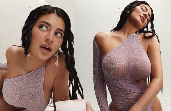 Kylie Jenner flaunts her assets as she promotes new Kylie Skin product