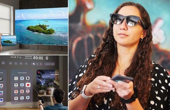 MailOnline tests EE's £400 'Nreal Air' AR glasses