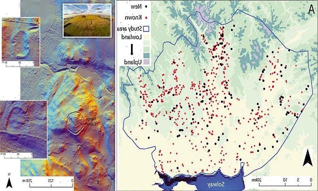 Over 130 new indigenous settlements are found north of Hadrian's Wall