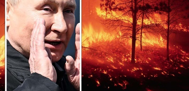 Putin panic as area ‘larger than Luxembourg’ scorched after 4,000 forest fires