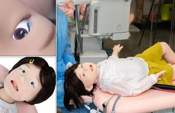 Scientists develop a creepy eye-rolling, convulsing ROBOT CHILD