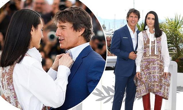 Tom Cruise cuts a handsome figure with a stylish Jennifer Connelly