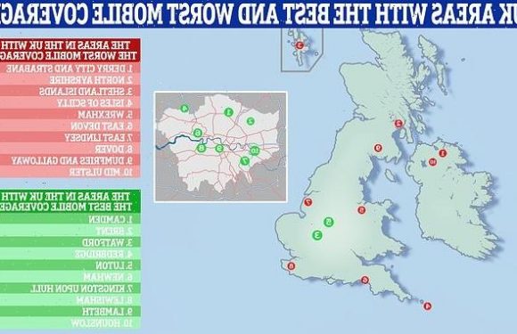 UK's best areas for mobile coverage revealed, with Camden topping list