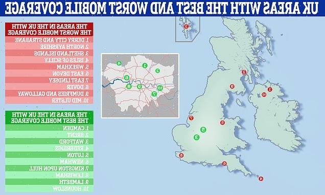 UK's best areas for mobile coverage revealed, with Camden topping list