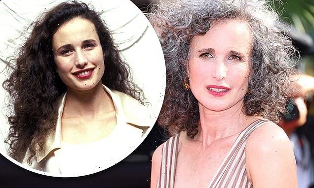 Andie MacDowell lets her hair go natural and embraces changes of aging