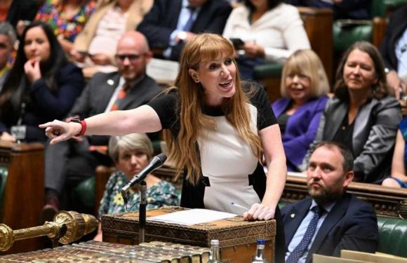 Angela Rayner hits back at 'snob' Dominic Raab after he WINKS at her in 'champagne socialism' PMQs row | The Sun