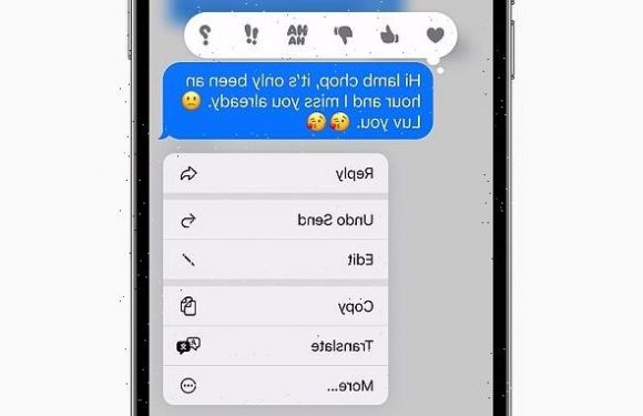 Apple will let iPhone users UNSEND messages in the iOS 16 update