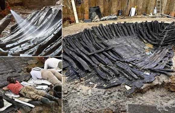 Archeologists race against time to save 1,300-year-old shipwreck