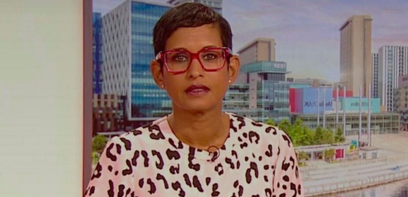BBC Breakfast’s Naga Munchetty supports injured co-star with bloody face snap