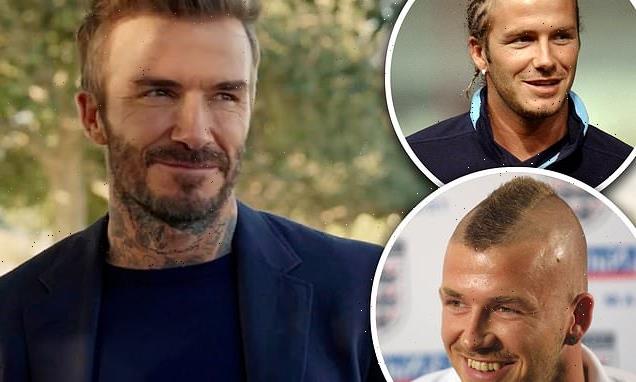 David Beckham reflects on his controversial hairstyles