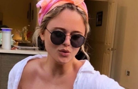 Emily Atack thrills fans as she pours curves into teeny bikini after Ibiza trip