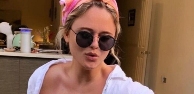 Emily Atack thrills fans as she pours curves into teeny bikini after Ibiza trip