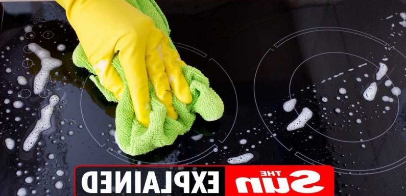 How to clean an induction hob without damaging it | The Sun