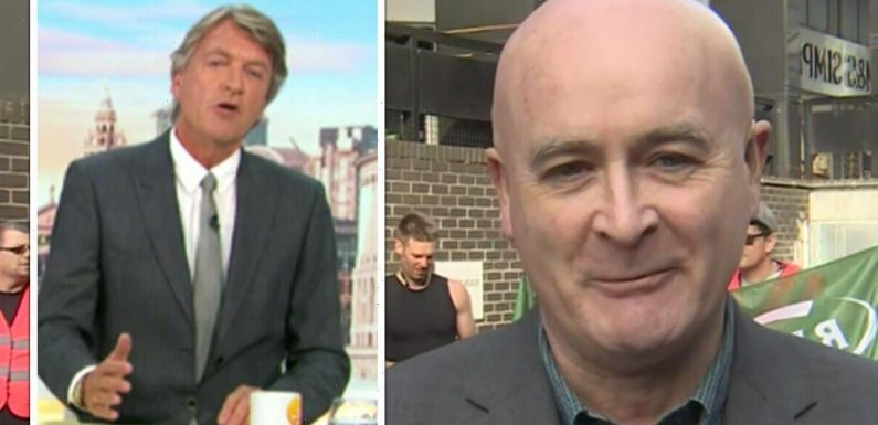 ‘I’m not talking twaddle’ Richard Madeley hits back at RMT boss after Marxist probe