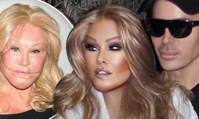 Jocelyn Wildenstein and Lloyd Klein loved-up in HEAVILY-filtered snaps
