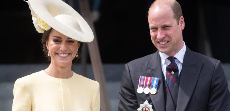 Kate Middleton is all smiles sporting chic blue dress during surprise appearance