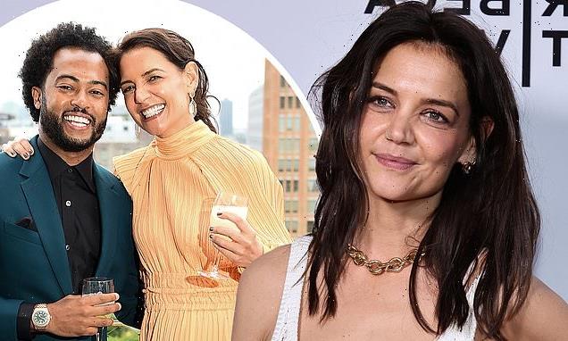 Katie Holmes and Bobby Wooten III engaged in PDA at Hamptons wedding