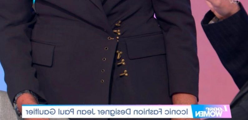 Loose Women star told by designer she’s been wearing his suit wrong for 20 years