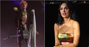 Megan Fox Wows at Machine Gun Kelly's Show in a 2000s-Inspired Minidress