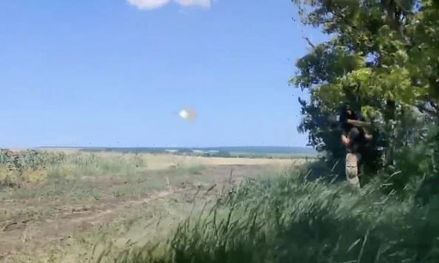 Moment Ukrainian fighters down high-tech Russian helicopter