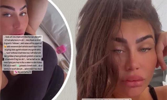 Pregnant Lauren Goodger reveals she suffers from pregnancy insomnia