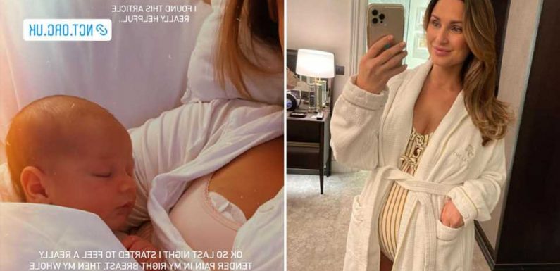 Sam Faiers reveals terrifying health scare after feeling pain in her right breast which left her 'shivering'