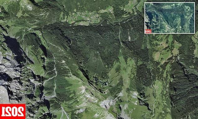 Satellite images reveal Alpine snow is melting in rising temperatures