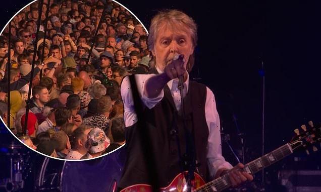 Sir Paul McCartney halts his Glastonbury headlining set