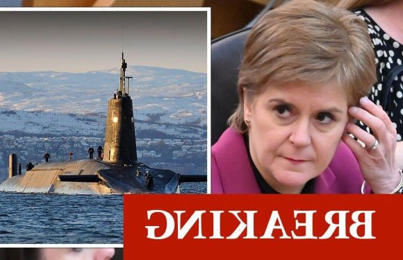 Sturgeon facing humiliation as SNP poised to DITCH anti-Trident pledge to join NATO