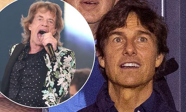 Tom Cruise rocks out to the Rolling Stones in Hyde Park