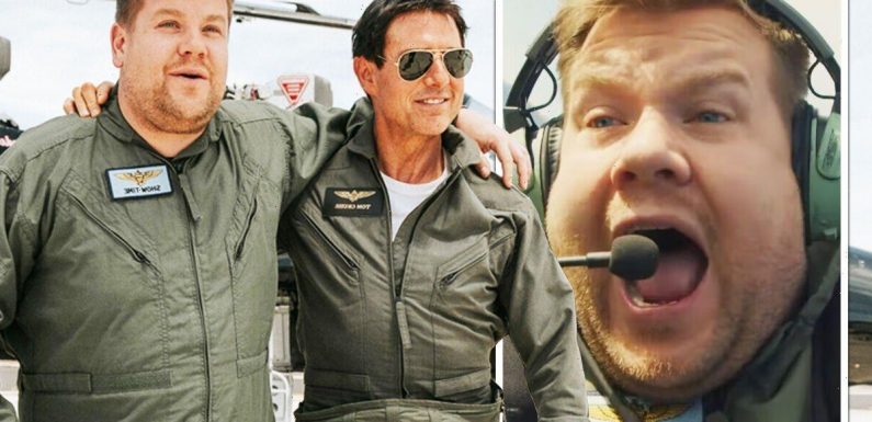 ‘This is stupid!’ James Corden sent Late Late Show bosses warning for Tom Cruise jet stunt