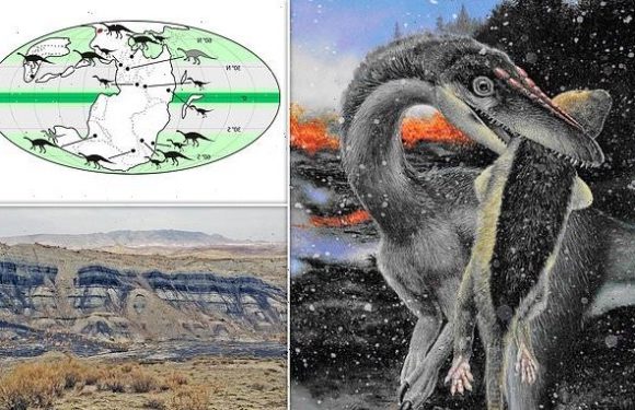 Age of the dinosaurs was triggered by a series of 'deep freezes'