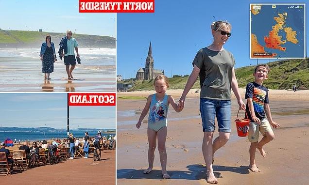 Britain set for sunshine and temperature highs of 82F tomorrow