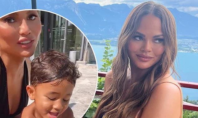 Chrissy Teigen celebrates Fourth of July with family in Europe