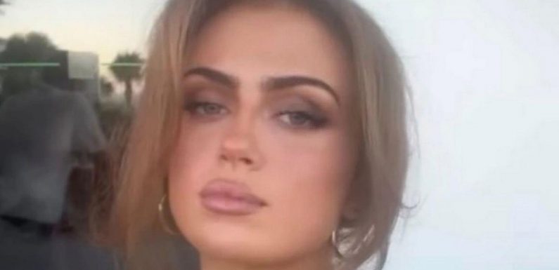 EastEnders’ Maisie Smith’s curves pour from barely-there bikini on sizzling trip