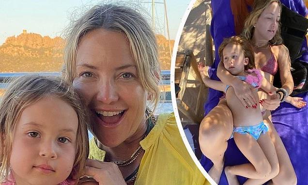 Kate Hudson shares sweet snap with daughter Rani, three, on a yacht