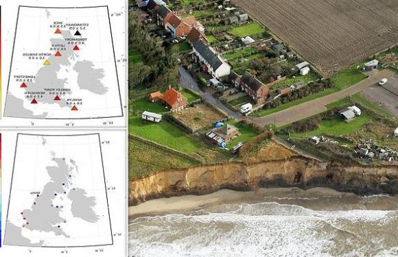 Met Office says UK sea levels are rising faster than a century ago