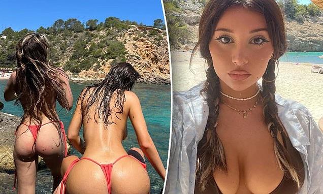 Mikaela Testa goes topless in Ibiza after split from ex Atis Paul