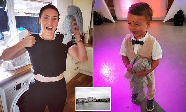 Mother jumps into river to save her son's favourite bunny rabbit toy
