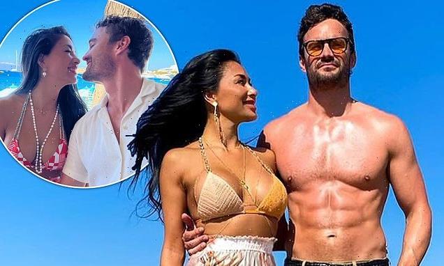 Nicole Scherzinger looks loved up with beau Thom Evans in Greece