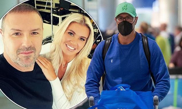 Paddy McGuinness flies home to face the music with wife Christine