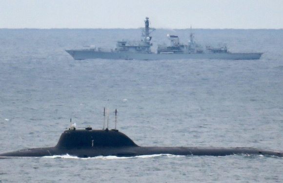 Royal Navy submarine hunter intercepts Russian cruise missile subs in North Sea
