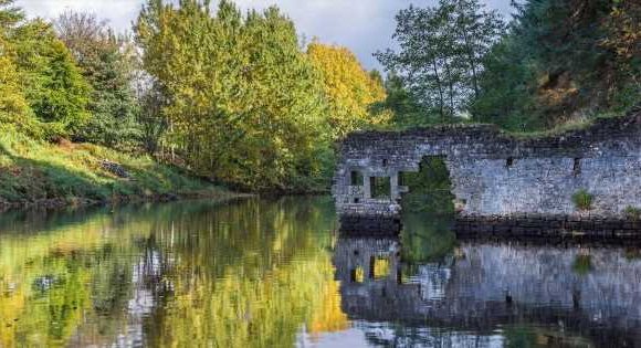 Ruins of creepy 17th-century sunken village emerge after water level drops
