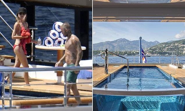 The Beckhams' enjoy lavish holiday on impressive €1.6million vessel