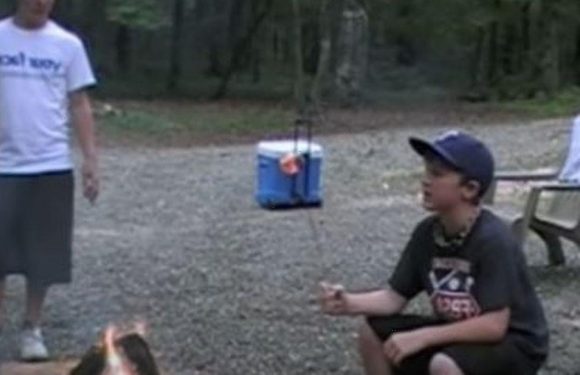 Two boys accidentally film ‘Bigfoot’ whilst making marshmallow s’mores tutorial