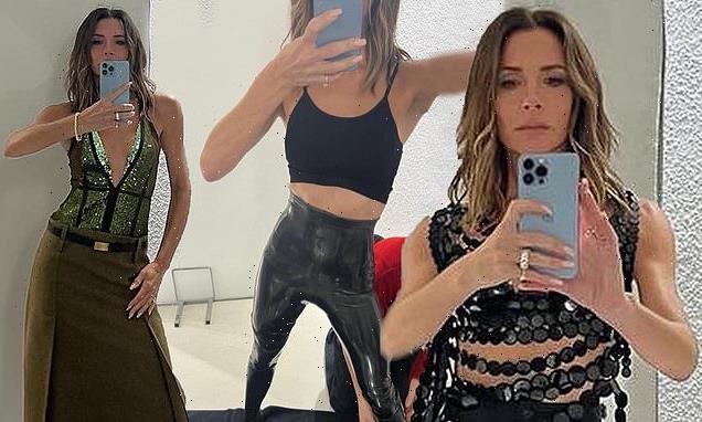 Victoria Beckham shares behind the scenes snaps from Vogue photoshoot