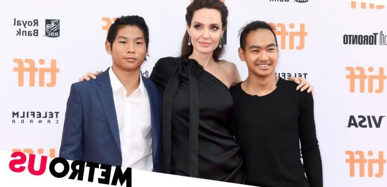 Angelina Jolie proudly reveals sons Maddox and Pax are working on her new film