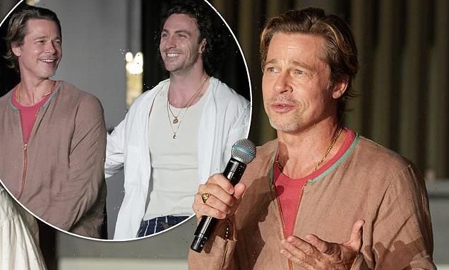 Brad Pitt carries on with events as star battles Jolie abuse claims