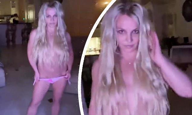 Britney Spears oozes confidence in only bikini bottoms and high heels